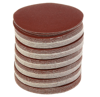 Круг абразивный шлифовальный на липучке Ø125 P40 (УПАКОВКА ПО 100ШТ)