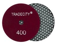 Алмазные гибкие шлифовальные круги Крестик Pads 7-STEP №400 D100