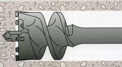 Проломной бур SDS MAX 70x600мм по бетону