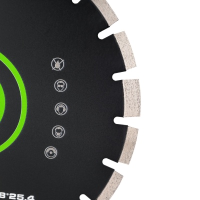 Диск алмазный сегментный Laser PRO D350*2.8*25.4 (40*3.2*12/18) асфальт